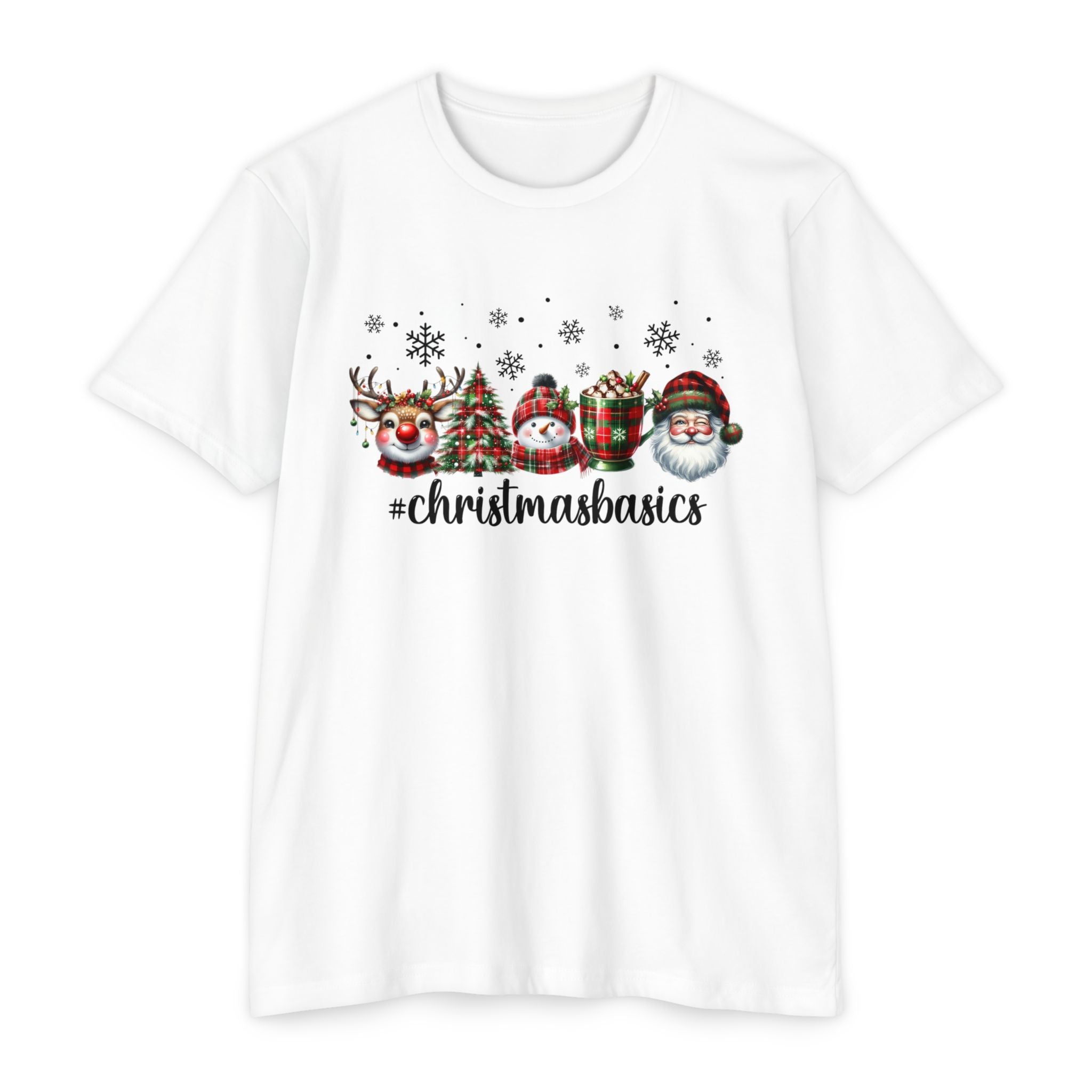 Christmas Basics T-Shirt – Festive Holiday Tee (4 Colors)