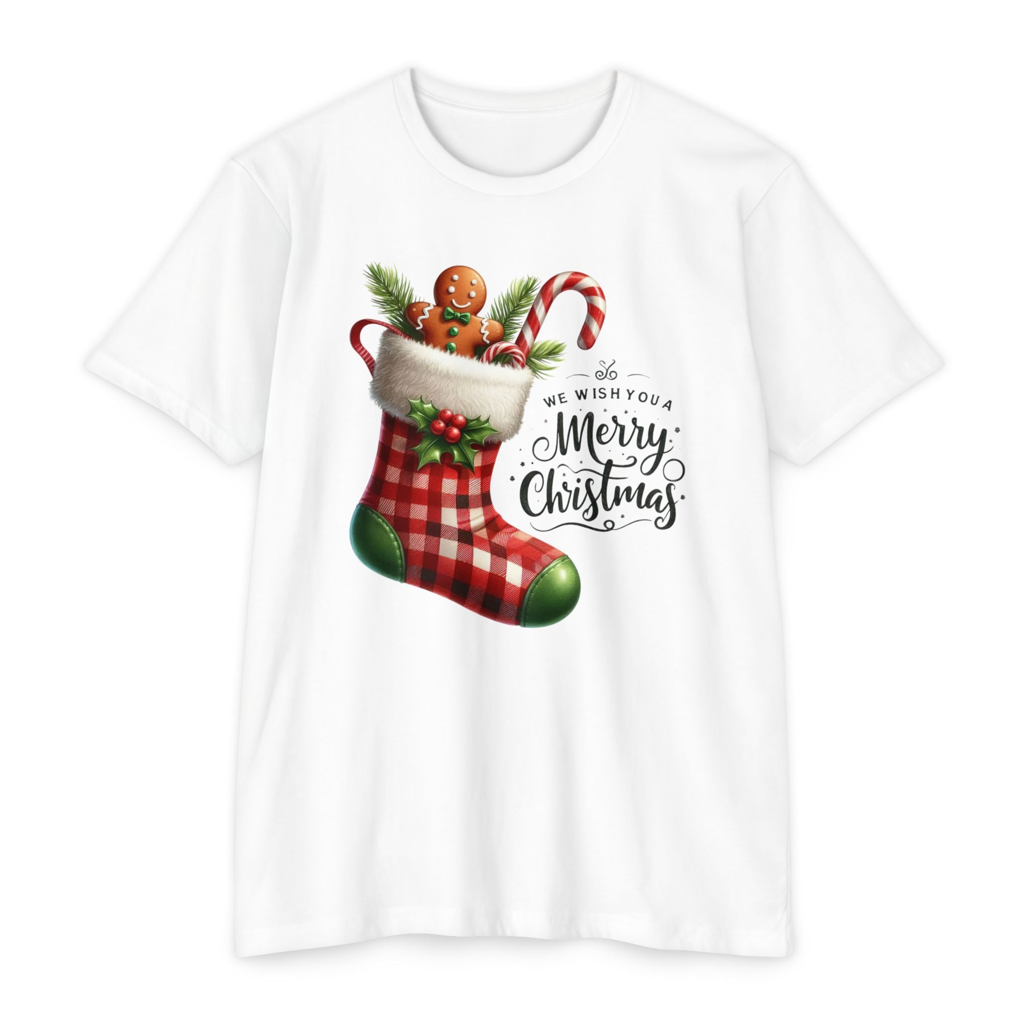 Christmas Stocking T-Shirt – Festive Holiday Tee