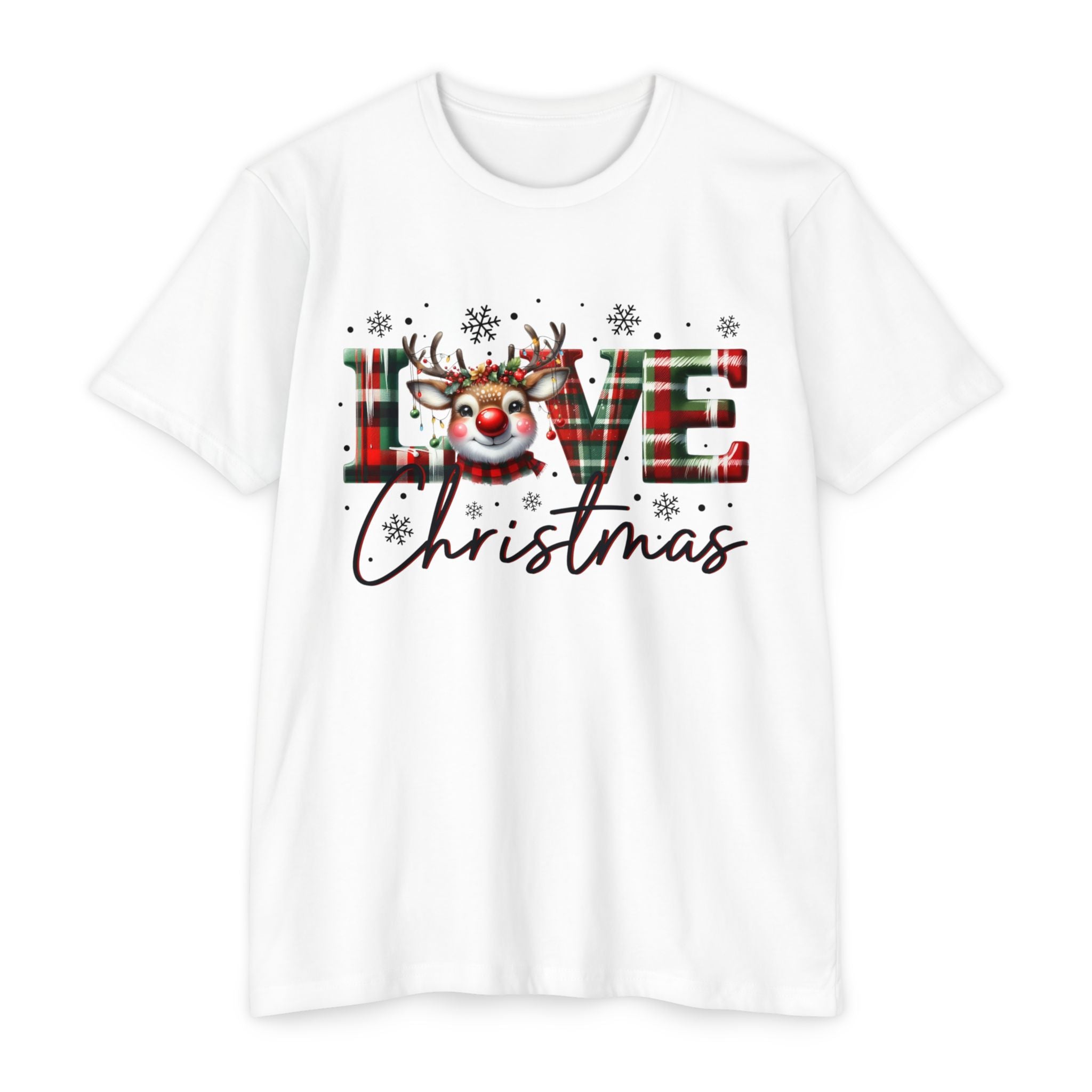 Love Christmas Reindeer T-Shirt