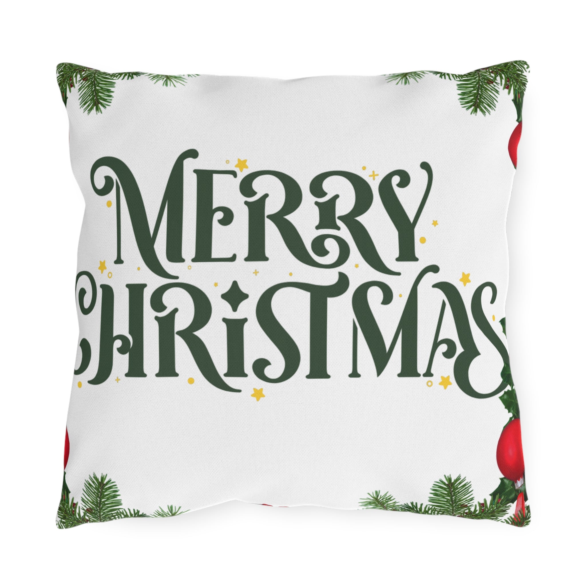 Merry Christmas Decorative Throw Pillow