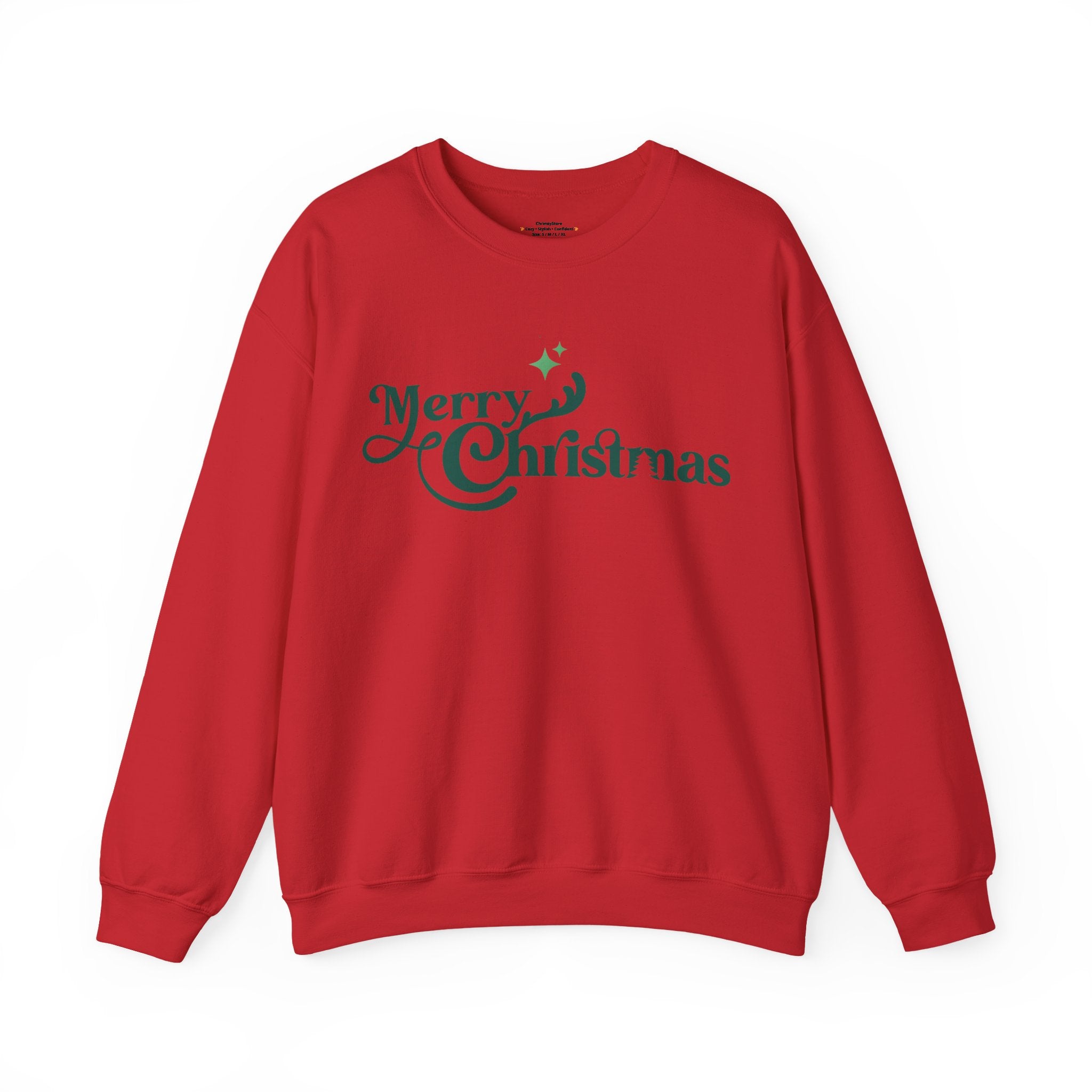 Merry Christmas Sweatshirt – Minimalist Holiday Crewneck for a Cozy Winter Look