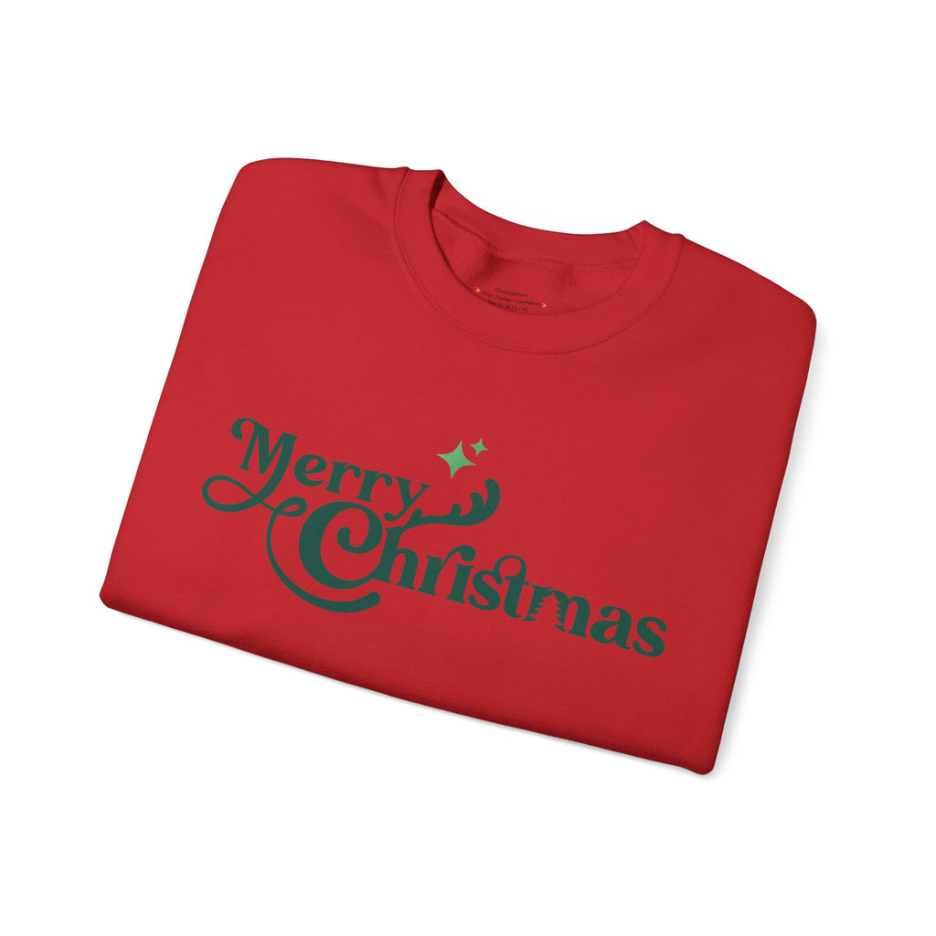 Merry Christmas Sweatshirt – Minimalist Holiday Crewneck for a Cozy Winter Look