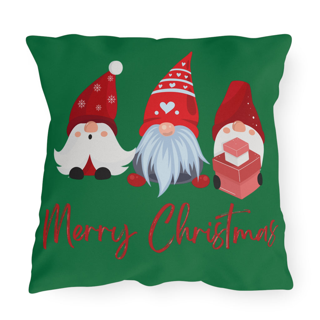 Christmas Gnome Throw Pillow – Festive Holiday Cushion