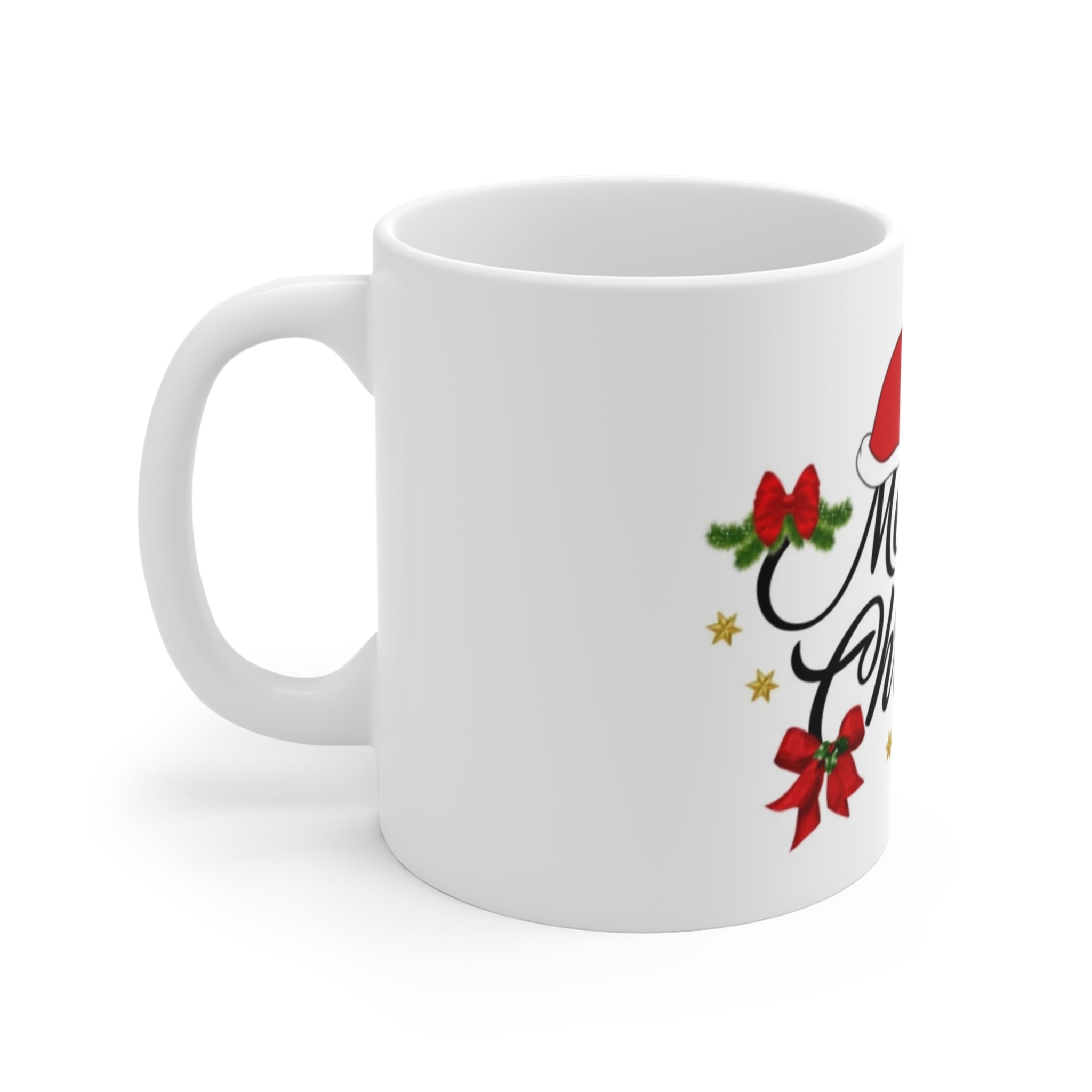 Merry Christmas Stars Mug – Festive Holiday Cup