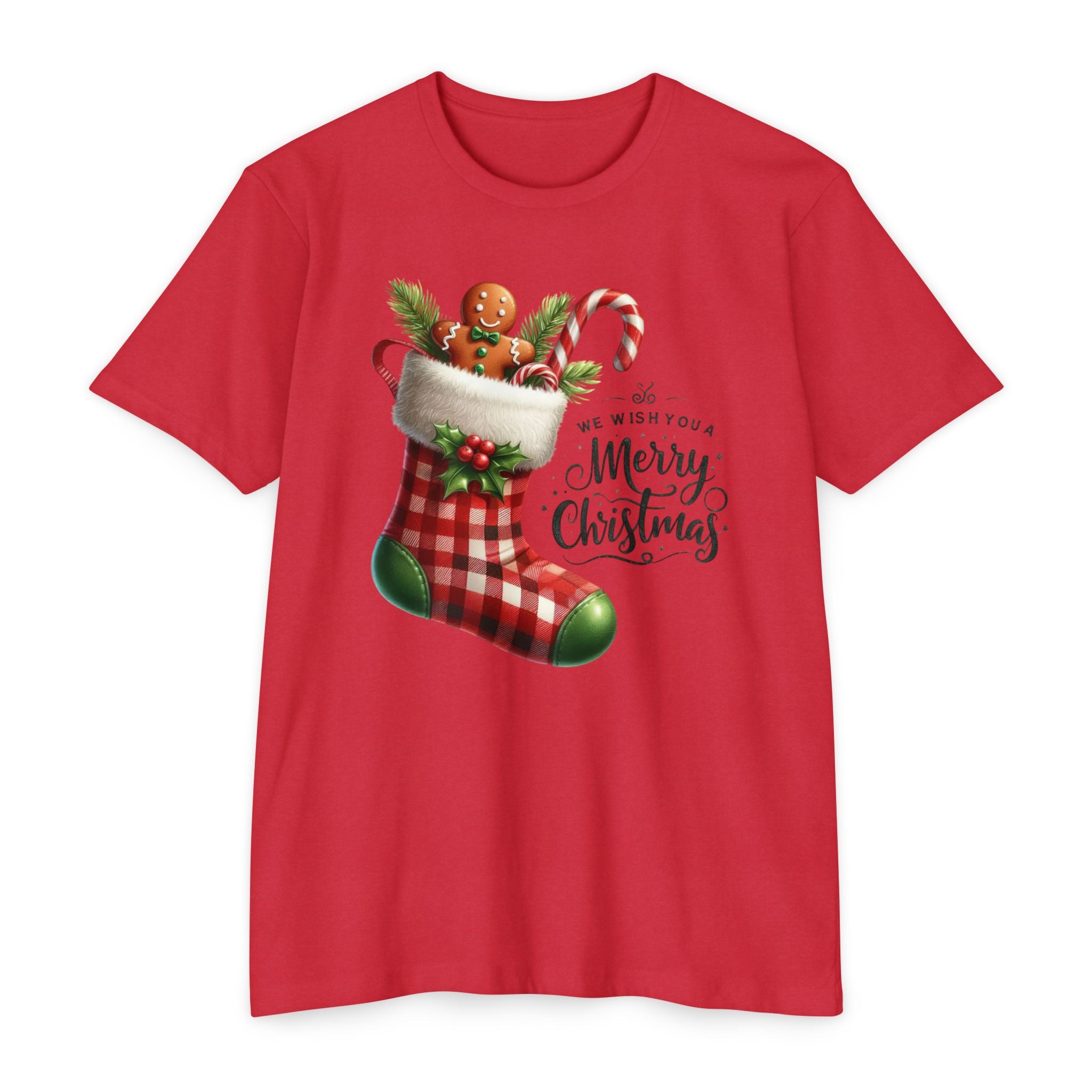Christmas Stocking T-Shirt – Festive Holiday Tee
