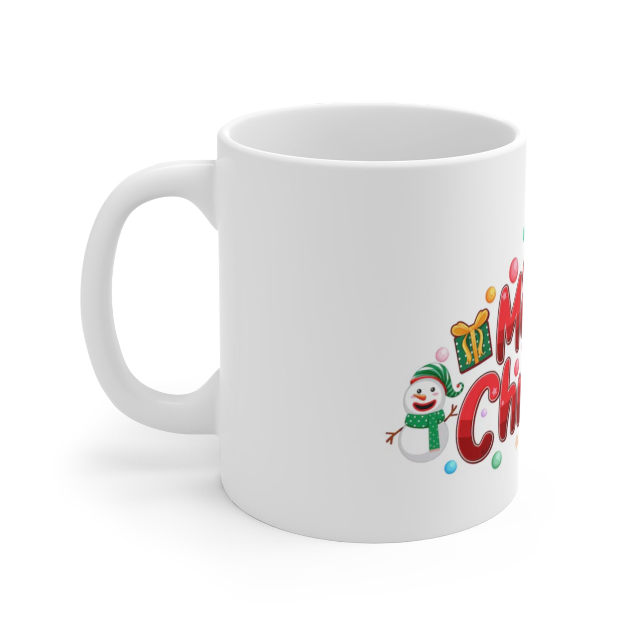 Santa & Elf Merry Christmas Mug – Festive Holiday Cup