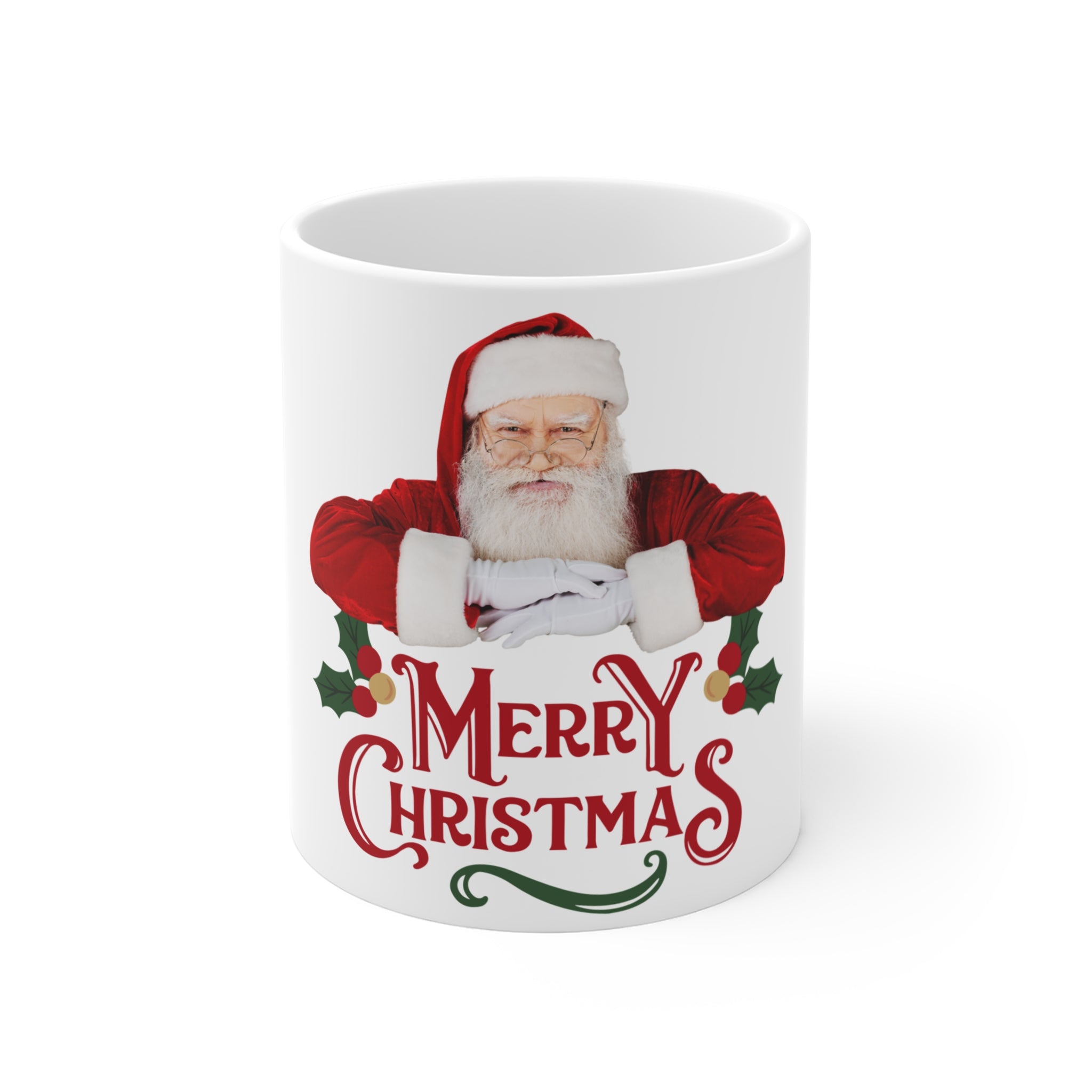 Santa Claus Merry Christmas Mug – Festive Holiday Coffee Cup