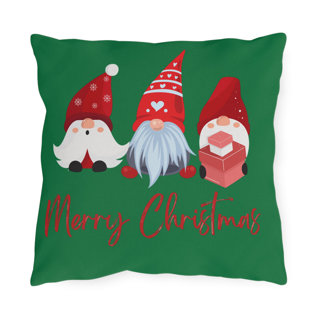 Christmas Gnome Throw Pillow – Festive Holiday Cushion
