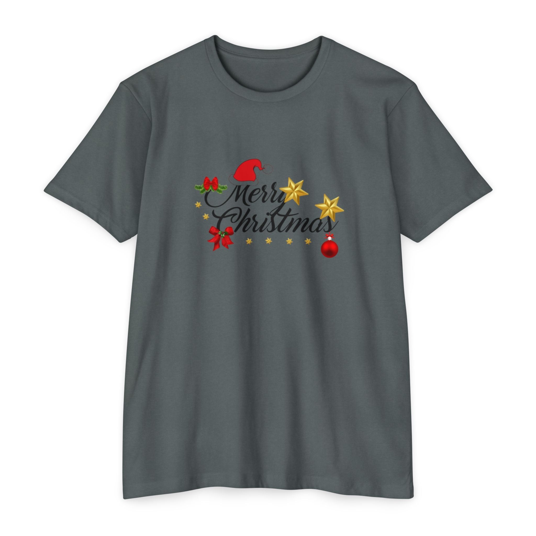 Merry Christmas Stars T-Shirt – Festive Holiday Tee