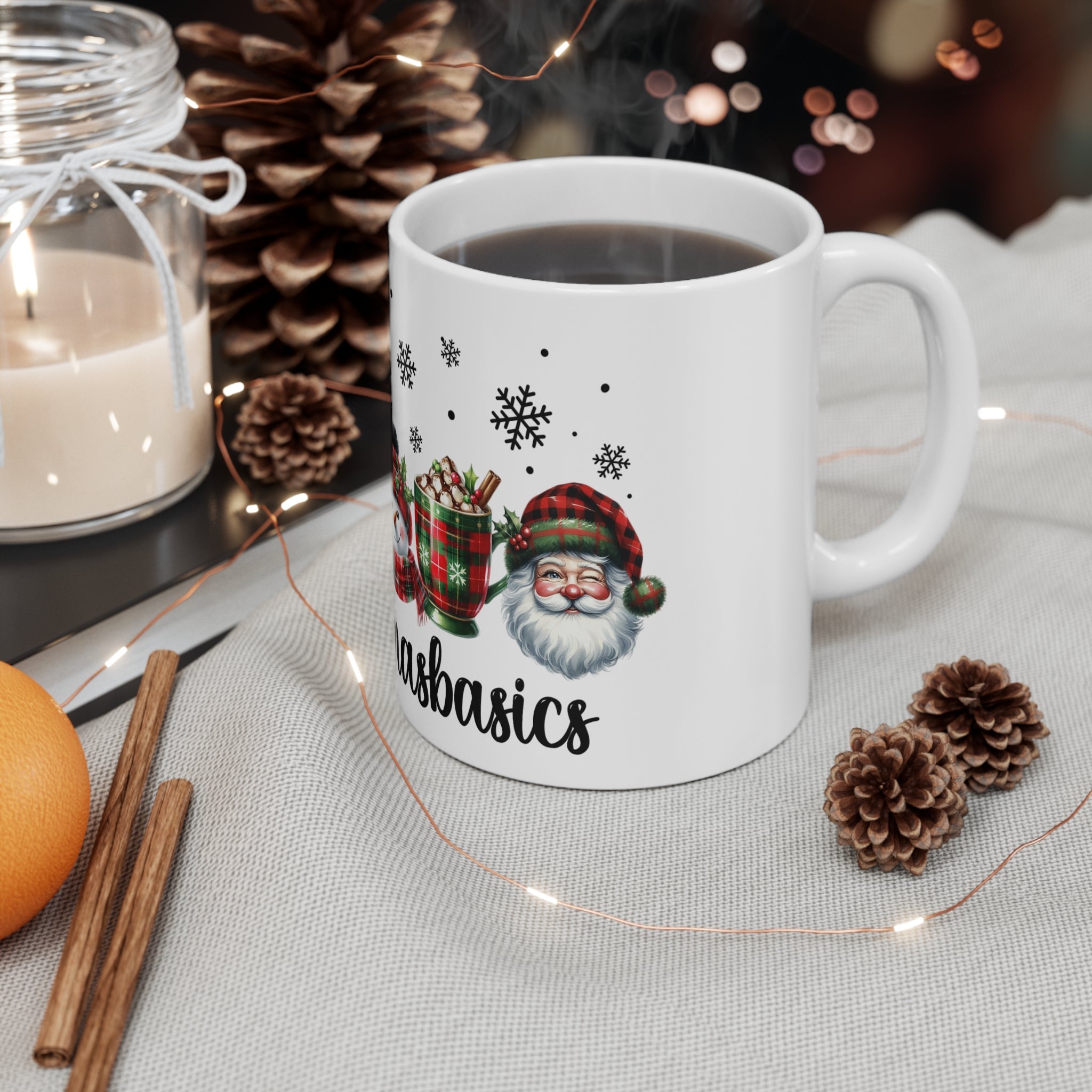 Christmas Basics Mug – Festive Holiday Cup