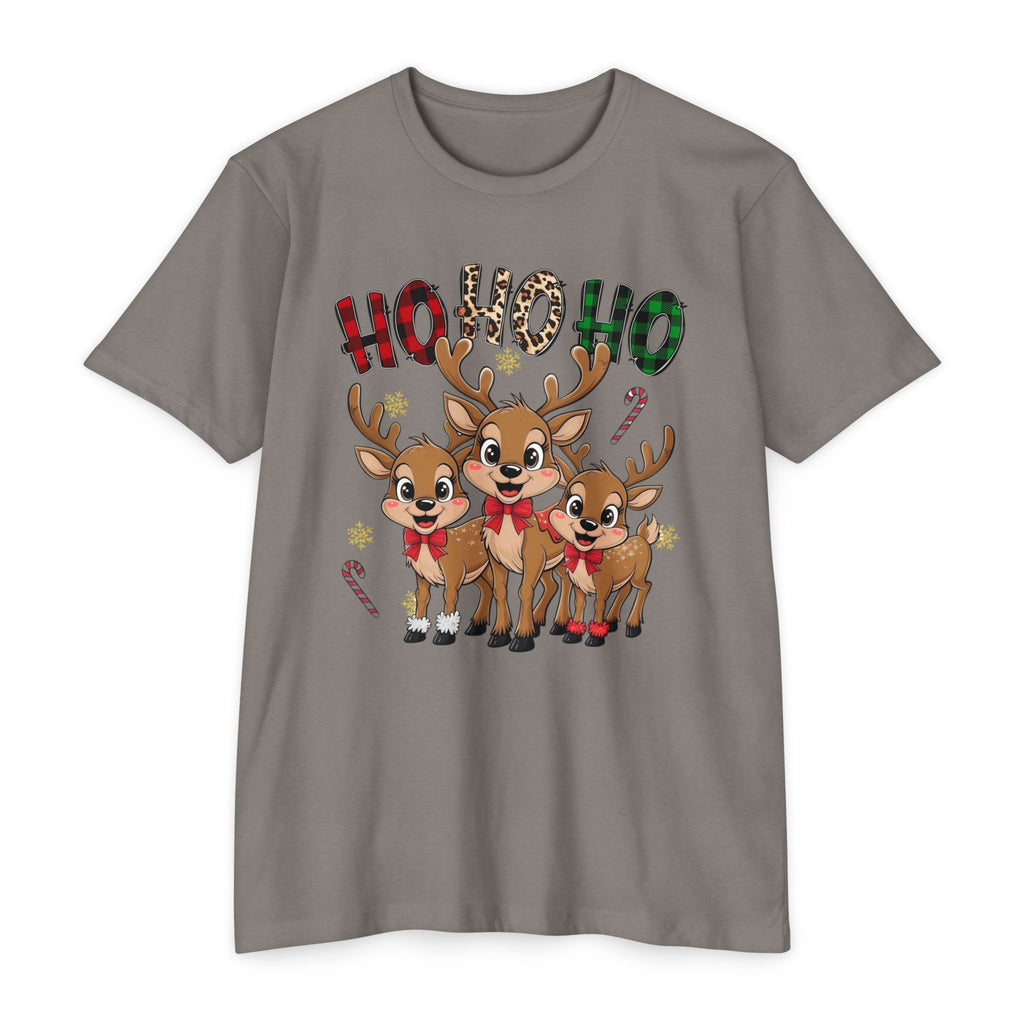 Ho Ho Ho Reindeer Christmas T-Shirt – Cute Holiday Graphic Tee