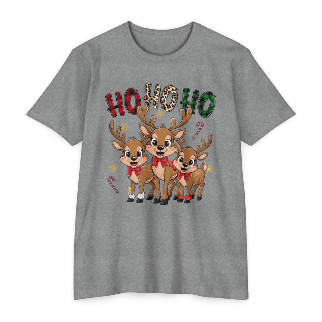 Ho Ho Ho Reindeer Christmas T-Shirt – Cute Holiday Graphic Tee