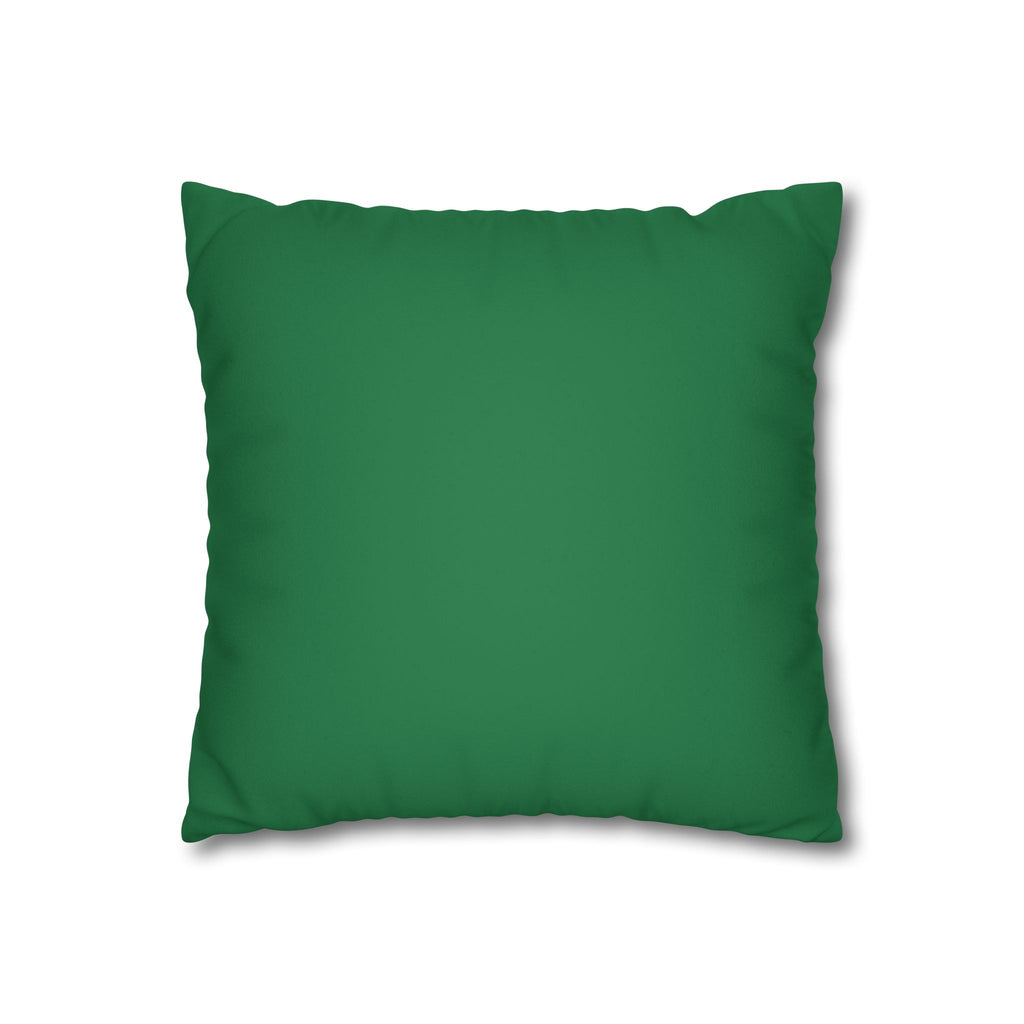Merry Christmas Green Pillow Cover – Festive Red and Green Cushion for Holiday Home Décor