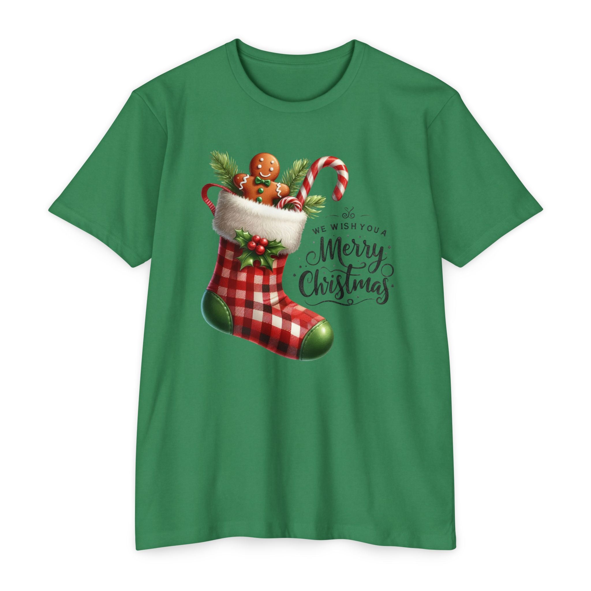 Christmas Stocking T-Shirt – Festive Holiday Tee