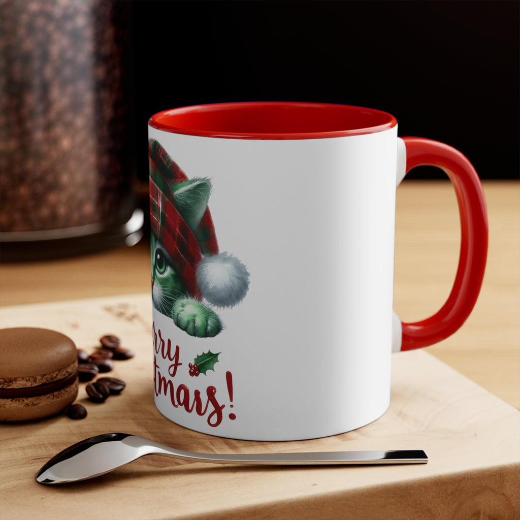 Merry Christmas Cat Mug