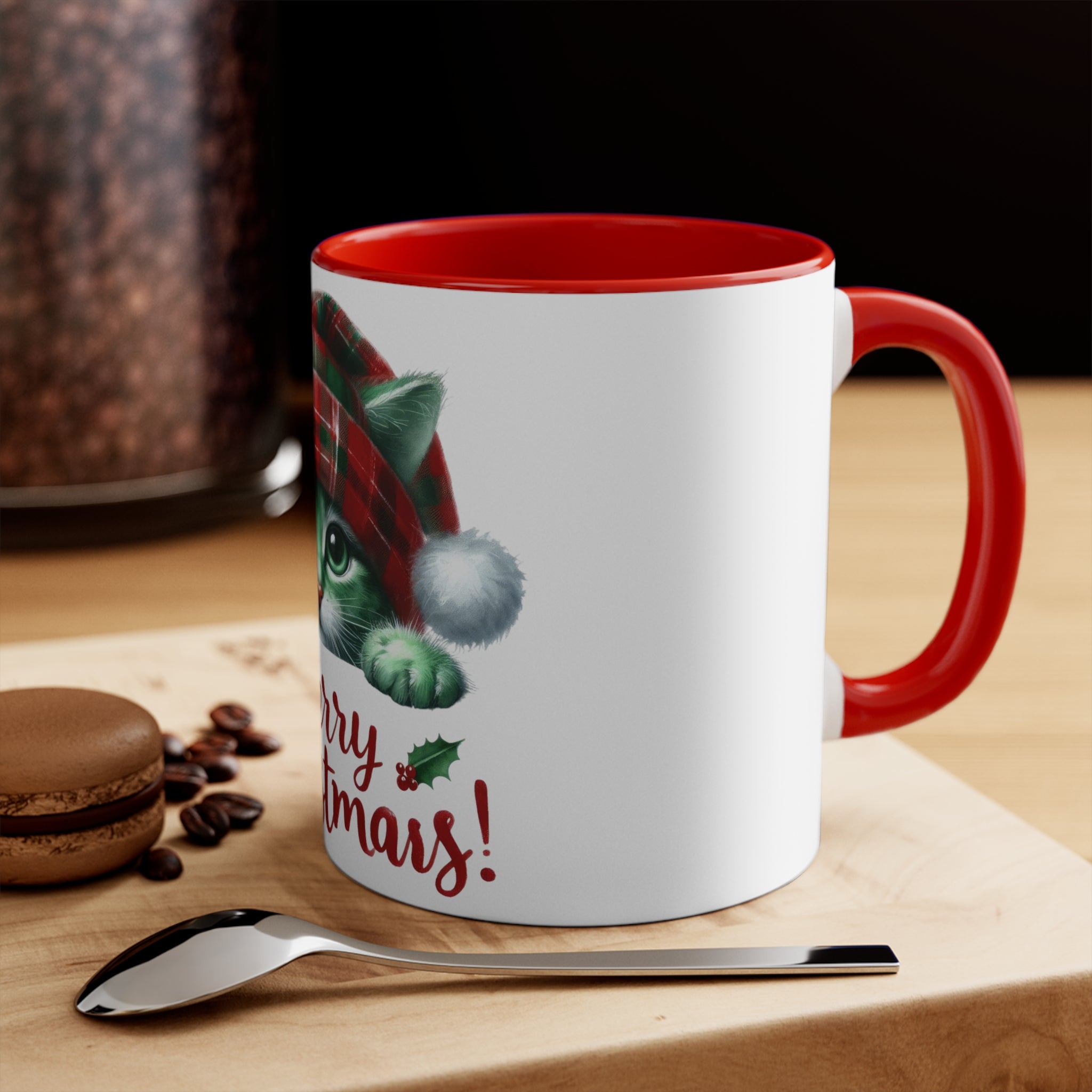 Merry Christmas Cat Mug