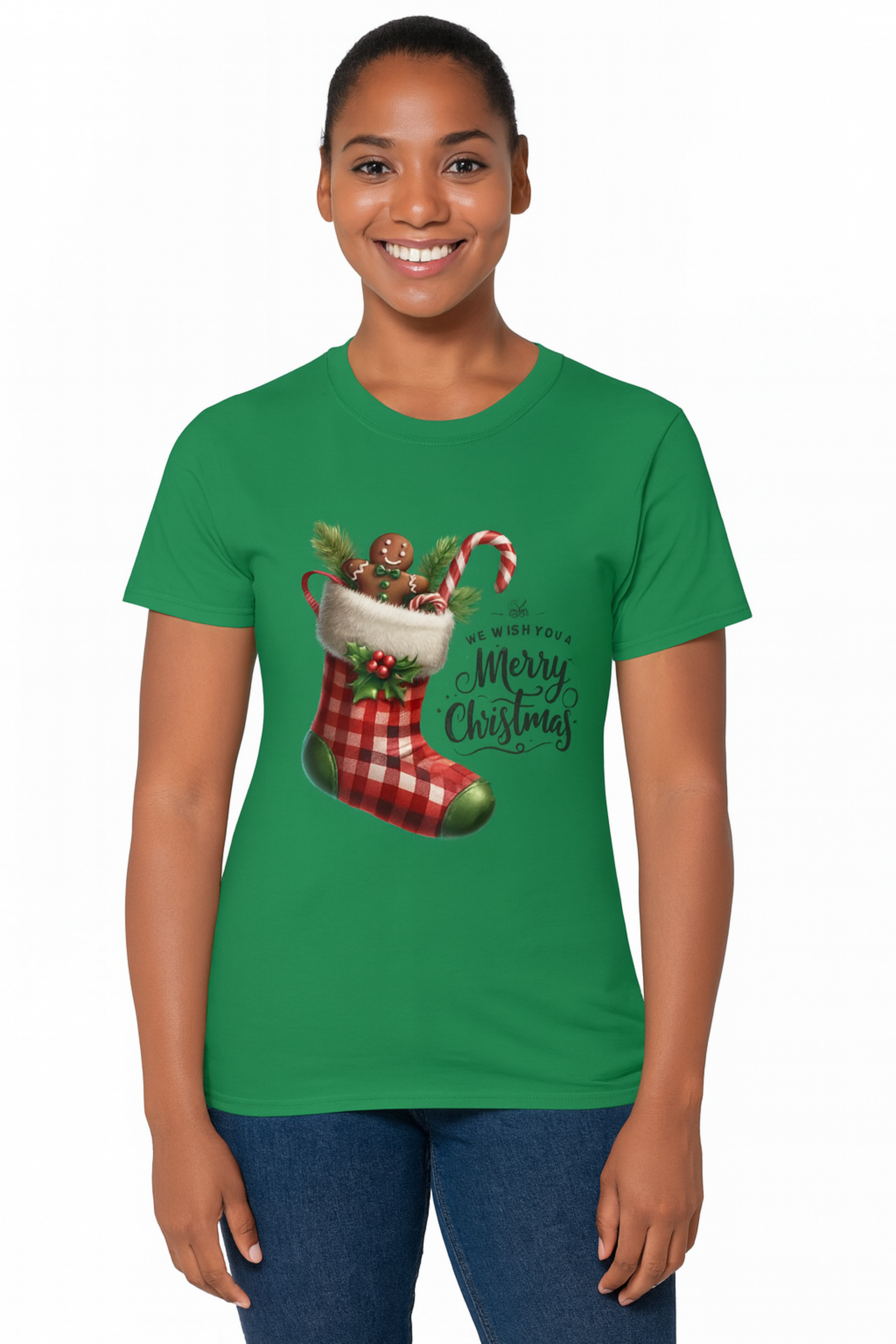 Christmas Stocking T-Shirt – Festive Holiday Tee