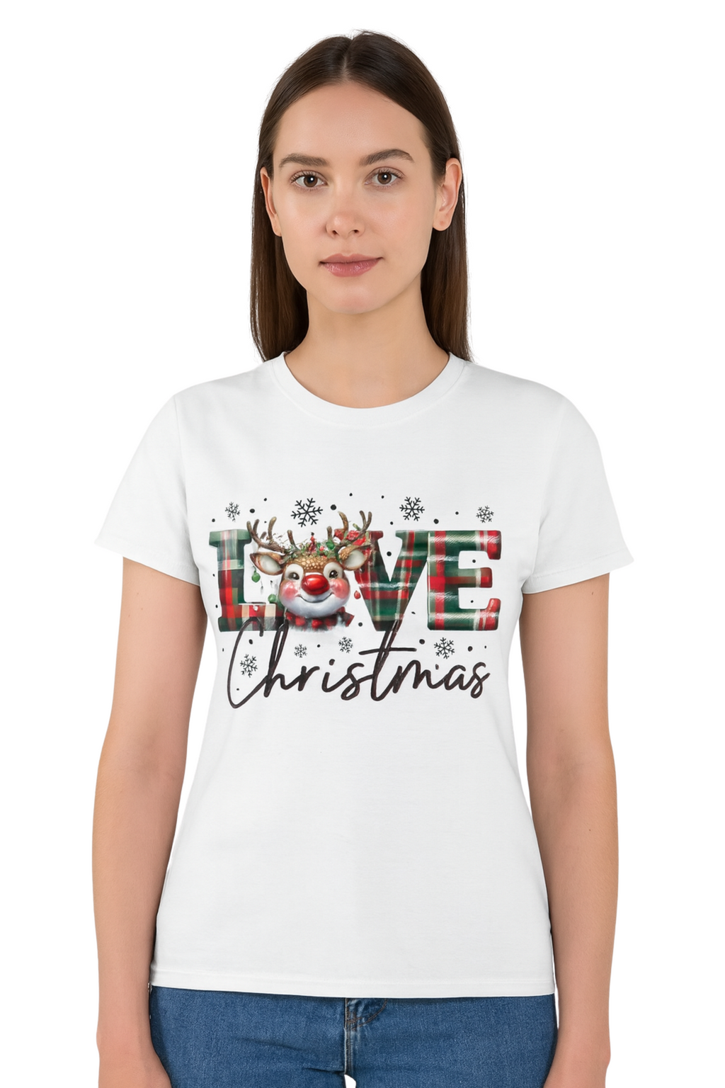 Love Christmas Reindeer T-Shirt