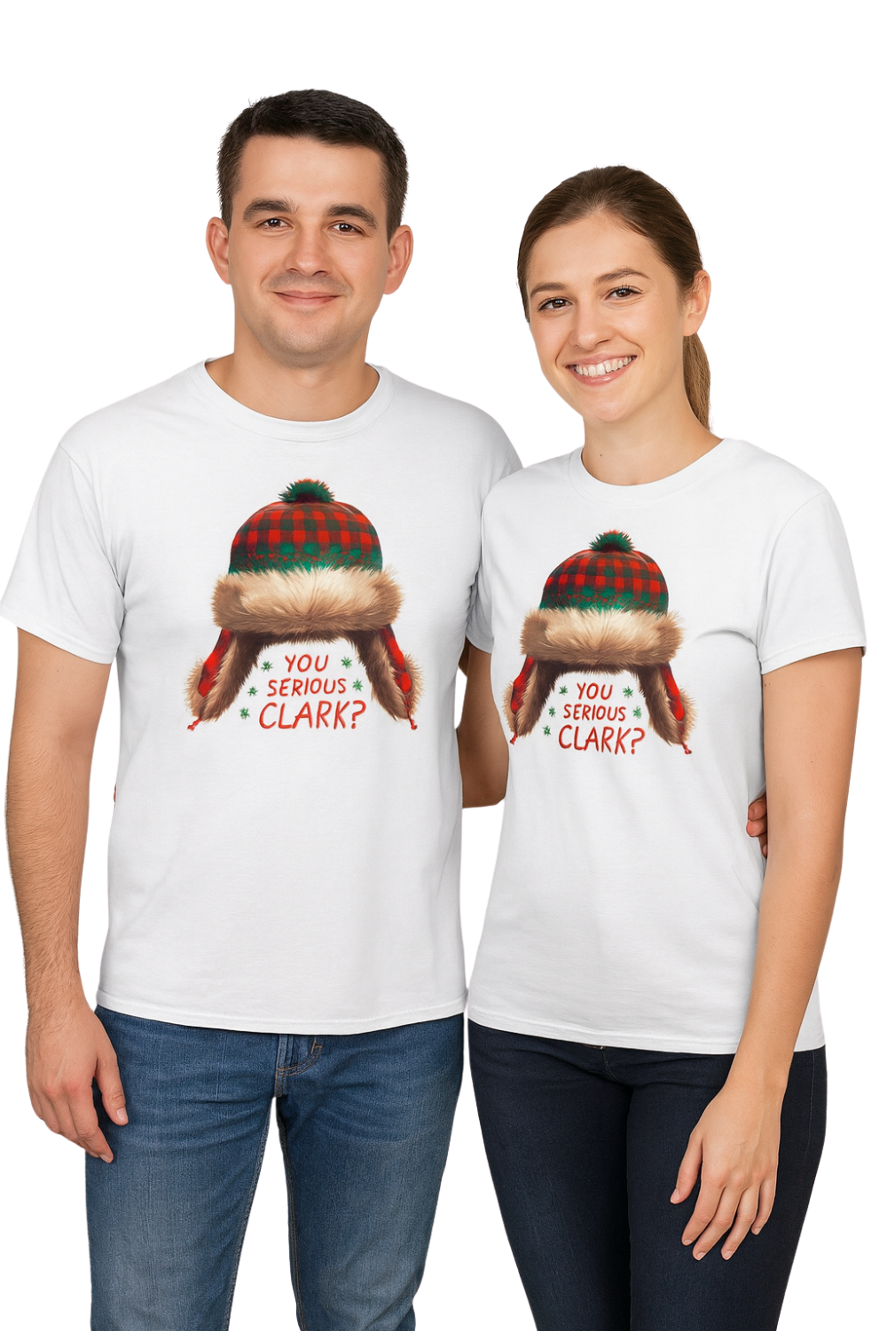 Funny Christmas T-Shirt – You Serious Clark? Holiday Tee