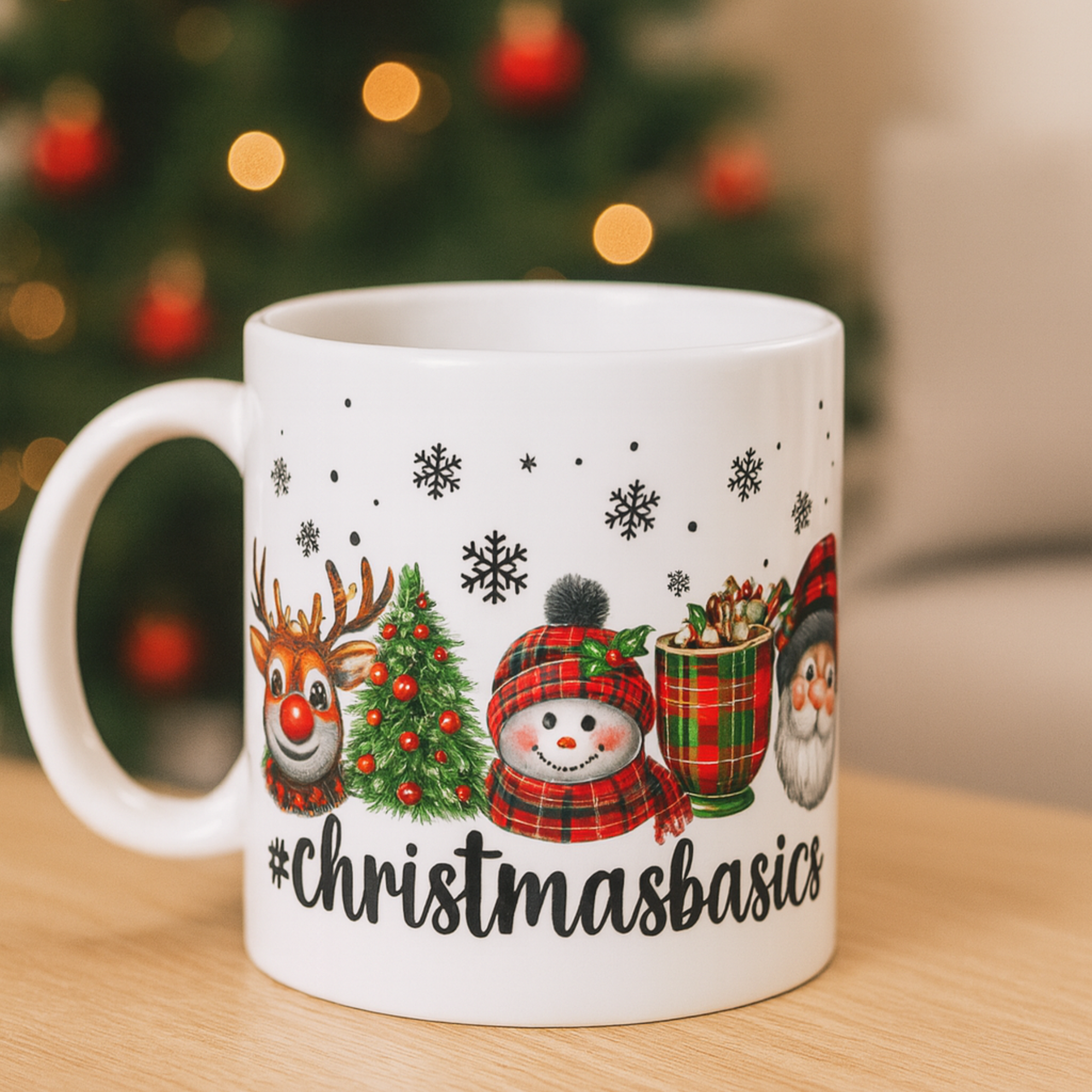 Christmas Basics Mug – Festive Holiday Cup
